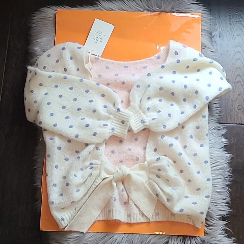 Nwt! Sezane Alban jumper polka dot - Picture 6 of 10